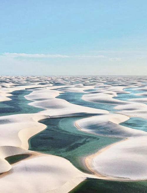 巴西千湖沙漠:白色沙漠中的水上乐园